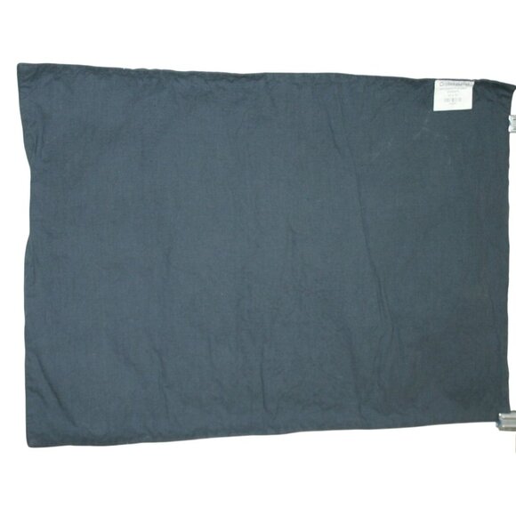 Crate & Barrel Gossamer Placemat Set of 6 Graphite 14x19 Holiday Dining - Picture 2 of 5